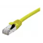 EXERTIS CONNECT Cat 6A S/FTP komutacinis kabelis, 1,5 m, geltonas, 858421
