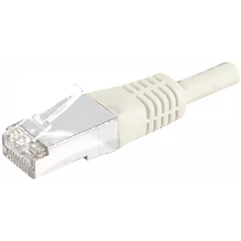 EXERTIS CONNECT Cat6 S/FTP komutacinis kabelis, 1,5 m, pilkas, su siauru apsauginiu lankstuku 856855