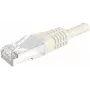 EXERTIS CONNECT Cat6 S/FTP komutacinis kabelis, 1,5 m, pilkas, su siauru apsauginiu lankstuku 856855