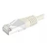 EXERTIS CONNECT Cat6 S/FTP komutacinis kabelis, 1,5 m, pilkas, su siauru apsauginiu lankstuku 856855