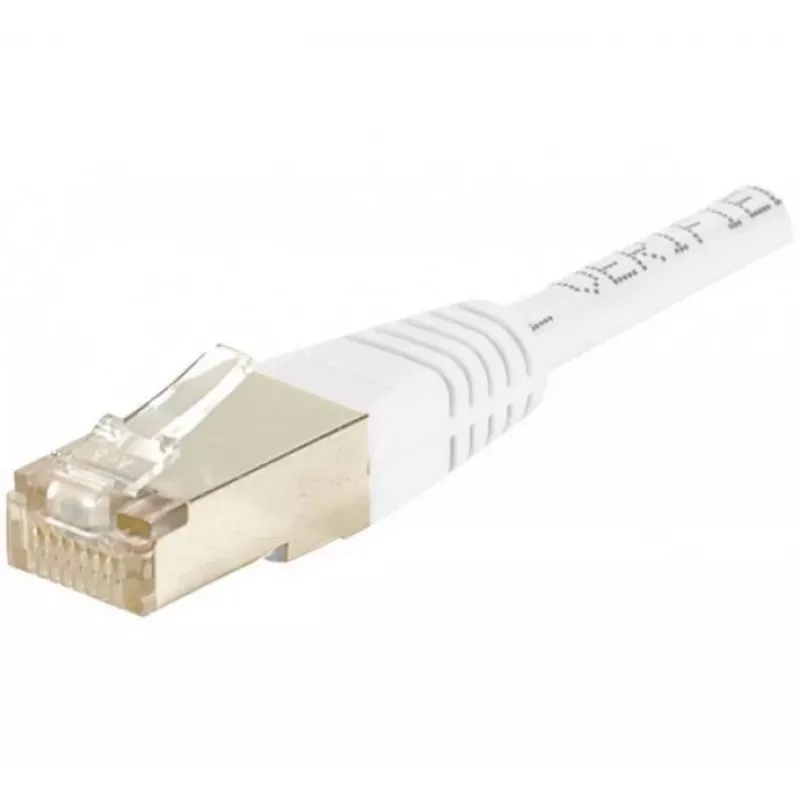 EXERTIS CONNECT Cat.6 S/FTP PiMF komutacinis kabelis, RJ45, baltas, 30 m 856935