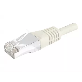 EXERTIS CONNECT CAT.6A S/FTP komutacinis kabelis, 3 m, pilkas, plonu lankstymo apsaugu 857730