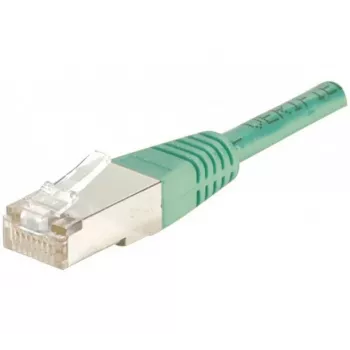 EXERTIS CONNECT Cat.6 F/UTP komutacinis kabelis, 1,5 m, žalias, plonas snagless apsauga 857920