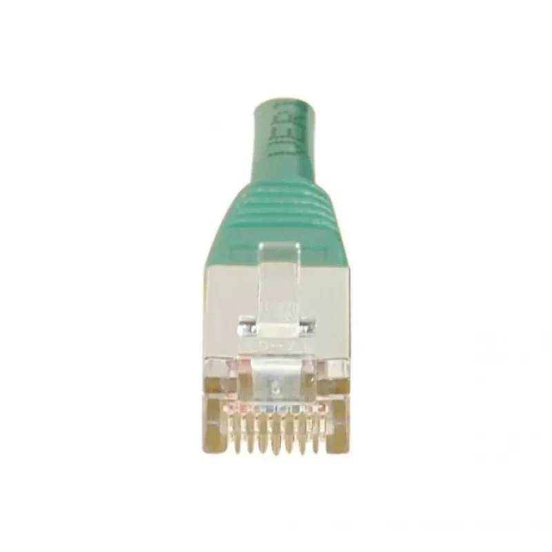 EXERTIS CONNECT Cat.6 F/UTP komutacinis kabelis, 1,5 m, žalias, plonas snagless apsauga 857920