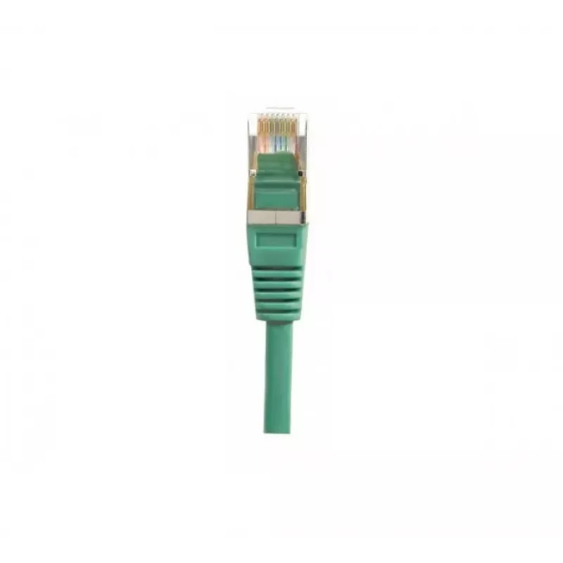 EXERTIS CONNECT Cat.6 F/UTP komutacinis kabelis, 1,5 m, žalias, plonas snagless apsauga 857920
