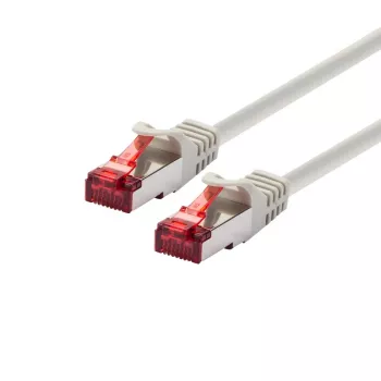 EXERTIS CONNECT Cat.6 S/FTP komutacinis kabelis, 90 m, pilkas, plonas snagless apsauginis antgalis, LSZH EXC856913