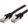 Exertis Connect 858484 Cat6a S/FTP komutacinis tinklo kabelis, 1 m, juodas