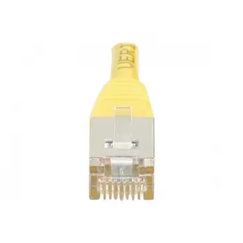 EXERTIS CONNECT Cat.6 F/UTP komutacinis kabelis, geltonas, 1,5 m, plonas snagless apsauginis antgalis 857930