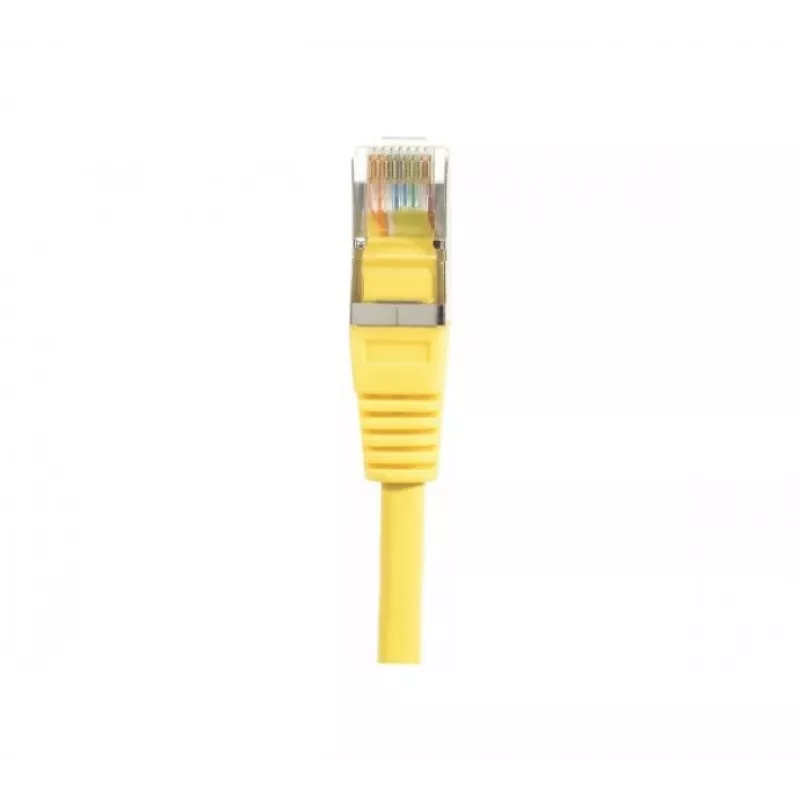 EXERTIS CONNECT Cat.6 F/UTP komutacinis kabelis, geltonas, 1,5 m, plonas snagless apsauginis antgalis 857930