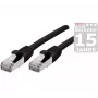 Exertis Connect 858493 Cat6a S/FTP tinklo kabelis, 25 m, juodas