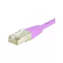 Exertis Connect 854478 Cat6 S/FTP komutacinis kabelis, rausvas, 0,5 m, RJ45