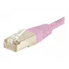 Exertis Connect 854478 Cat6 S/FTP komutacinis kabelis, rausvas, 0,5 m, RJ45