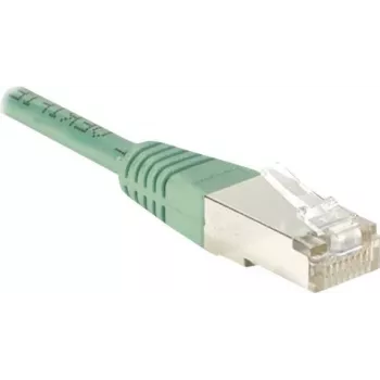 EXERTIS CONNECT Cat.5e F/UTP komutacinis kabelis, žalias, 0,3 m, RJ45, plonas snagless 857070