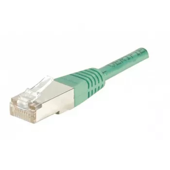 EXERTIS CONNECT Cat.5e F/UTP komutacinis kabelis, žalias, 0,3 m, RJ45, plonas snagless 857070
