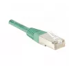 EXERTIS CONNECT Cat.5e F/UTP komutacinis kabelis, žalias, 0,3 m, RJ45, plonas snagless 857070