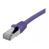 EXERTIS CONNECT Cat 6A S/FTP komutacinis kabelis, violetinės spalvos, 0,15 m 858513