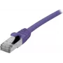 EXERTIS CONNECT Cat 6A S/FTP komutacinis kabelis, violetinės spalvos, 2 m 858518