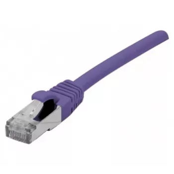 EXERTIS CONNECT Cat 6A S/FTP komutacinis kabelis, violetinės spalvos, 3,0 m, plonas snagless apsauginis antgalis 858519