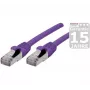 EXERTIS CONNECT Cat 6A S/FTP komutacinis kabelis, violetinės spalvos, 7,5 m 858521