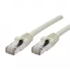 EXERTIS CONNECT Cat 6A S/FTP komutacinis kabelis, 0,3 m, pilkas 858402