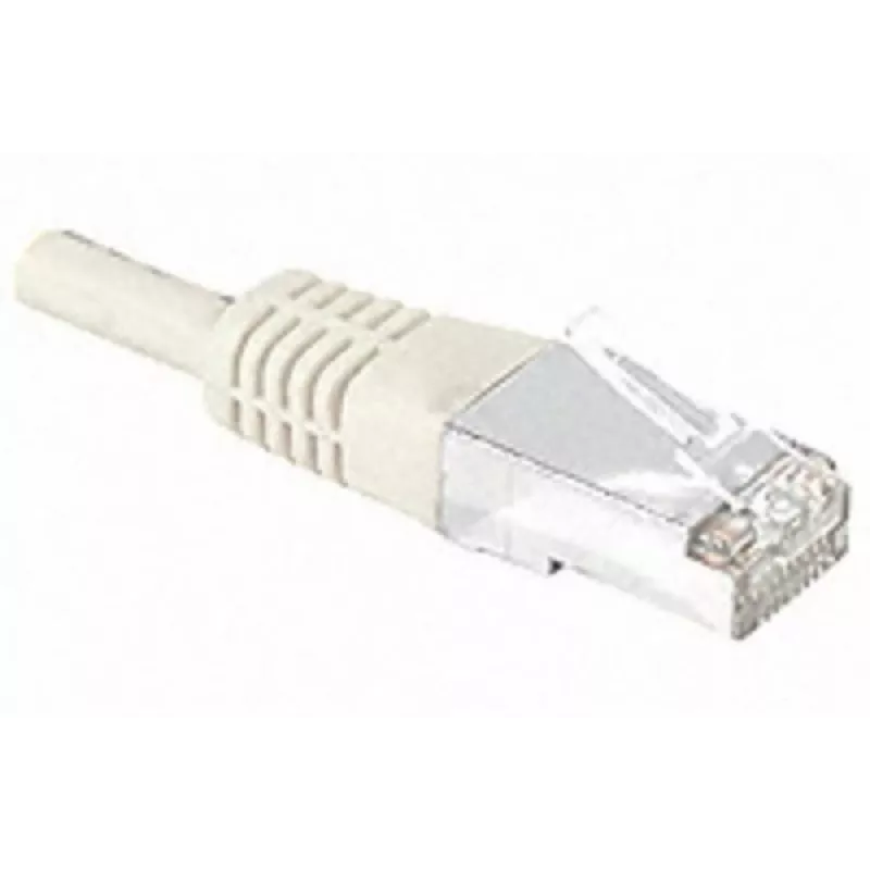 EXERTIS CONNECT Cat.6A S/FTP komutacinis kabelis, 5 m, pilkas, LSZH, be užkabinimo 857740