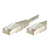 EXERTIS CONNECT Cat.6 F/UTP Ethernet komutacinis kabelis, pilkas, 1,5 m, plonas apsauginis įlinkimas, neužkliūvantis, RJ45 857900