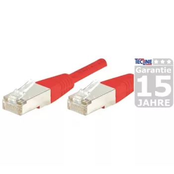 EXERTIS CONNECT CAT.6A S/FTP komutacinis kabelis, 20 m, raudonas, LSZH, 10 Gbps, RJ45 858310