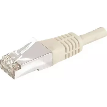 EXERTIS CONNECT CAT.6a F/UTP komutacinis kabelis, 0,3 m, pilkas, 10 Gbps 859501