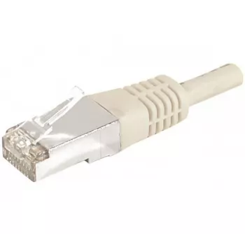 EXERTIS CONNECT Cat.6a F/UTP komutacinis kabelis, 1,5 m, pilkas, 10 Gbps, plonas snagless apsauginis antgalis 859504