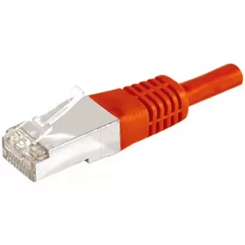 EXERTIS CONNECT Cat.6a F/UTP komutacinis kabelis, raudonas, 1,0 m, 10 Gbps, LSZH 859533