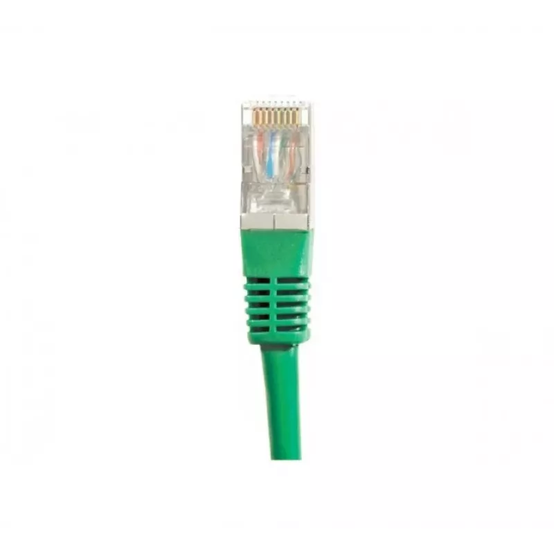 EXERTIS CONNECT CAT.6A S/FTP komutacinis kabelis, 7,5m, žalias, LSZH, 10Gbps 858351