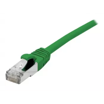 EXERTIS CONNECT Cat 6A S/FTP komutacinis kabelis, 0,3 m, žalias 858434