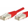 Exertis Connect 856847 Cat6 S/FTP komutacinis kabelis, 1 m, raudonas