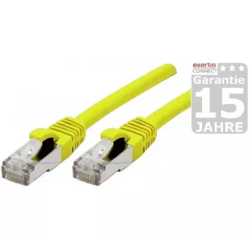 Exertis Connect 858420 Cat6a S/FTP tinklo komutacinis kabelis, 1 m, geltonas