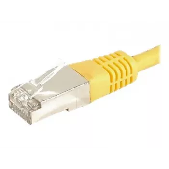 EXERTIS CONNECT Cat.6a F/UTP komutacinis kabelis, 1 m, geltonas, 10 Gbps 859563