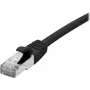 EXERTIS CONNECT Cat 6A S/FTP komutacinis kabelis, 0,15 m, juodas 858481