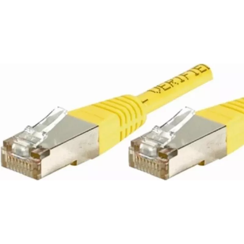 Exertis Connect Cat6 S/FTP Ethernet komutacinis kabelis, RJ45, geltonas, 3 m 856876