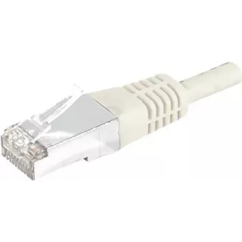 EXERTIS CONNECT Cat.6a F/UTP komutacinis kabelis, 0,5 m, pilkas, 10 Gbps, plonas apsauginis įlinkimas 859502