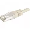 EXERTIS CONNECT Cat.6a F/UTP komutacinis kabelis, 0,5 m, pilkas, 10 Gbps, plonas apsauginis įlinkimas 859502