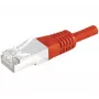 EXERTIS CONNECT Cat6 S/FTP PiMF komutacinis kabelis, RJ45, raudonas, 10 m 856892