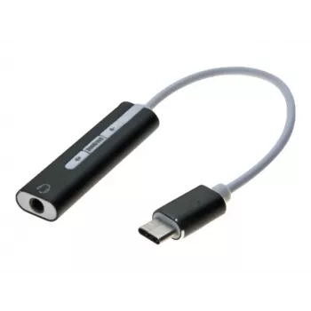 Exertis Connect USB-C į 3,5 mm garso adapteris - 24 kontaktų USB-C kištukas į stereo mini-phone lizdą (921555)