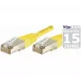 EXERTIS CONNECT CAT.6 S/FTP PiMF komutacinis kabelis, 30m, geltonas, LSZH, RJ45, Gigabit Ethernet 856933