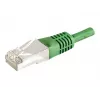 EXERTIS CONNECT Cat.6a F/UTP komutacinis kabelis, 0,15 m, žalias, 10 Gbps 859545