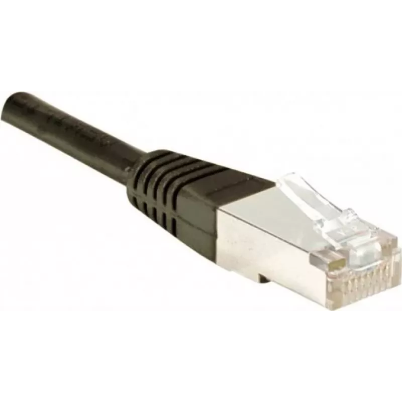 Exertis Connect 857110 Cat5e F/UTP tinklo komutacinis kabelis, 0,15 m, juodas