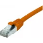 EXERTIS CONNECT Cat 6A S/FTP komutacinis kabelis, RJ45, LSZH, oranžinis, 0,15 m 858529