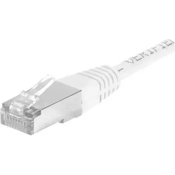 EXERTIS CONNECT Cat.6a F/UTP komutacinis kabelis, baltas, 20 m, 10 Gbps, plonas snagless apsauga 859586