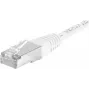 EXERTIS CONNECT Cat.6a F/UTP komutacinis kabelis, baltas, 20 m, 10 Gbps, plonas snagless apsauga 859586