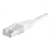 EXERTIS CONNECT Cat.6a F/UTP komutacinis kabelis, baltas, 20 m, 10 Gbps, plonas snagless apsauga 859586