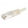 EXERTIS CONNECT CAT 6a F/UTP komutacinis kabelis, 5m, pilkas, 10 Gbps, LSZH, plonas apsauginis gaubtas 859507