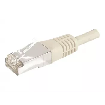 EXERTIS CONNECT CAT 6a F/UTP komutacinis kabelis, 5m, pilkas, 10 Gbps, LSZH, plonas apsauginis gaubtas 859507
